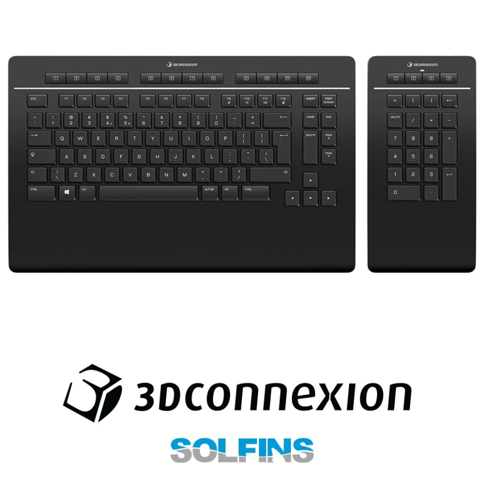 3Dconnexion Keyboard Pro with Numpad